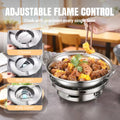 Windproof Alcohol Stove with Pot